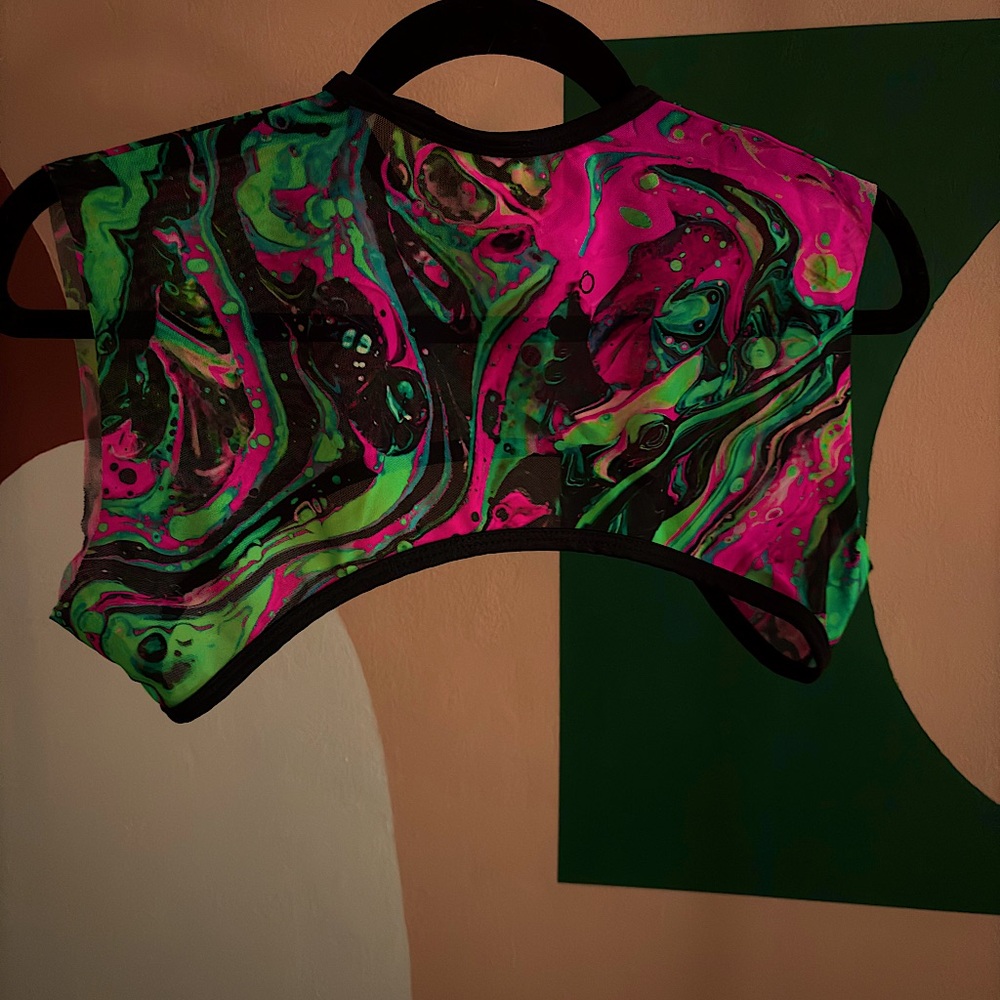 NEW Rolita Couture Matching Rave Bottom and Cap Sleeve Bolero Top. Never Worn - Picture 3 of 9